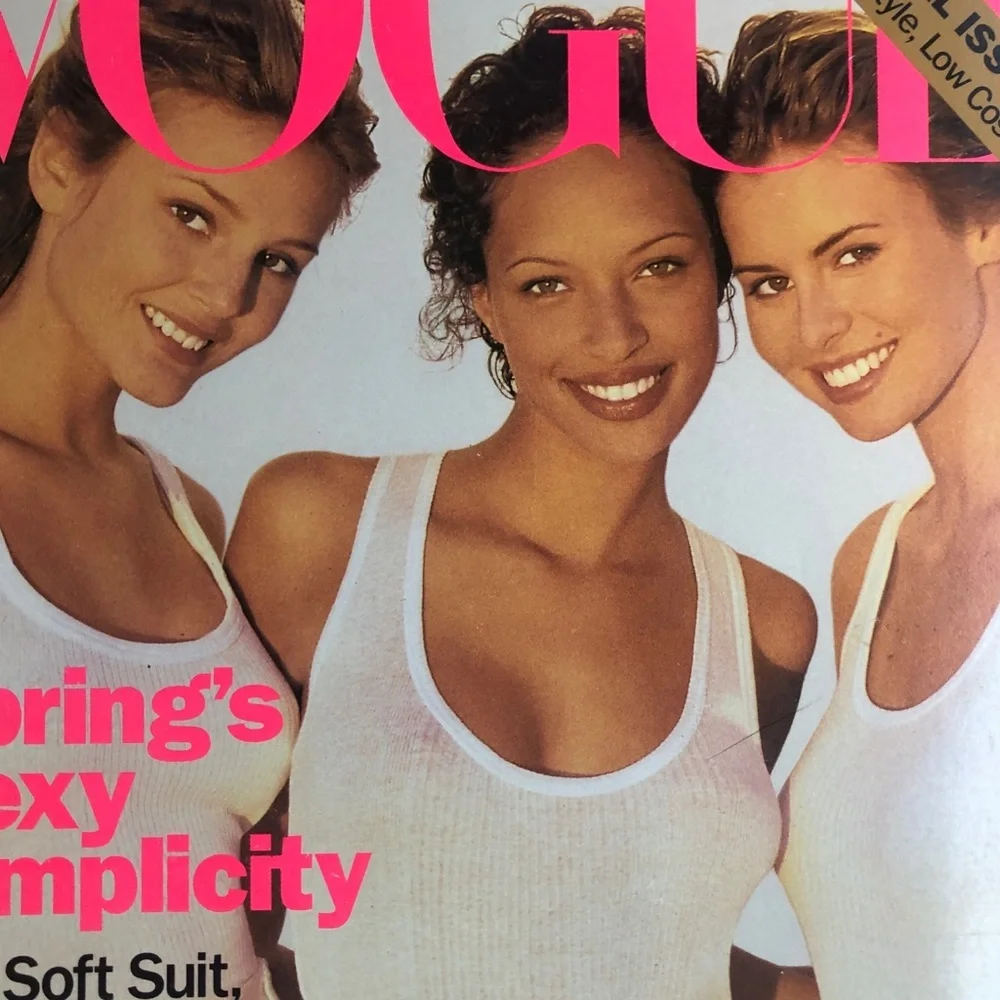 Vogue APRIL 1994 Brandi Q/Briget Hall/Niki Taylor